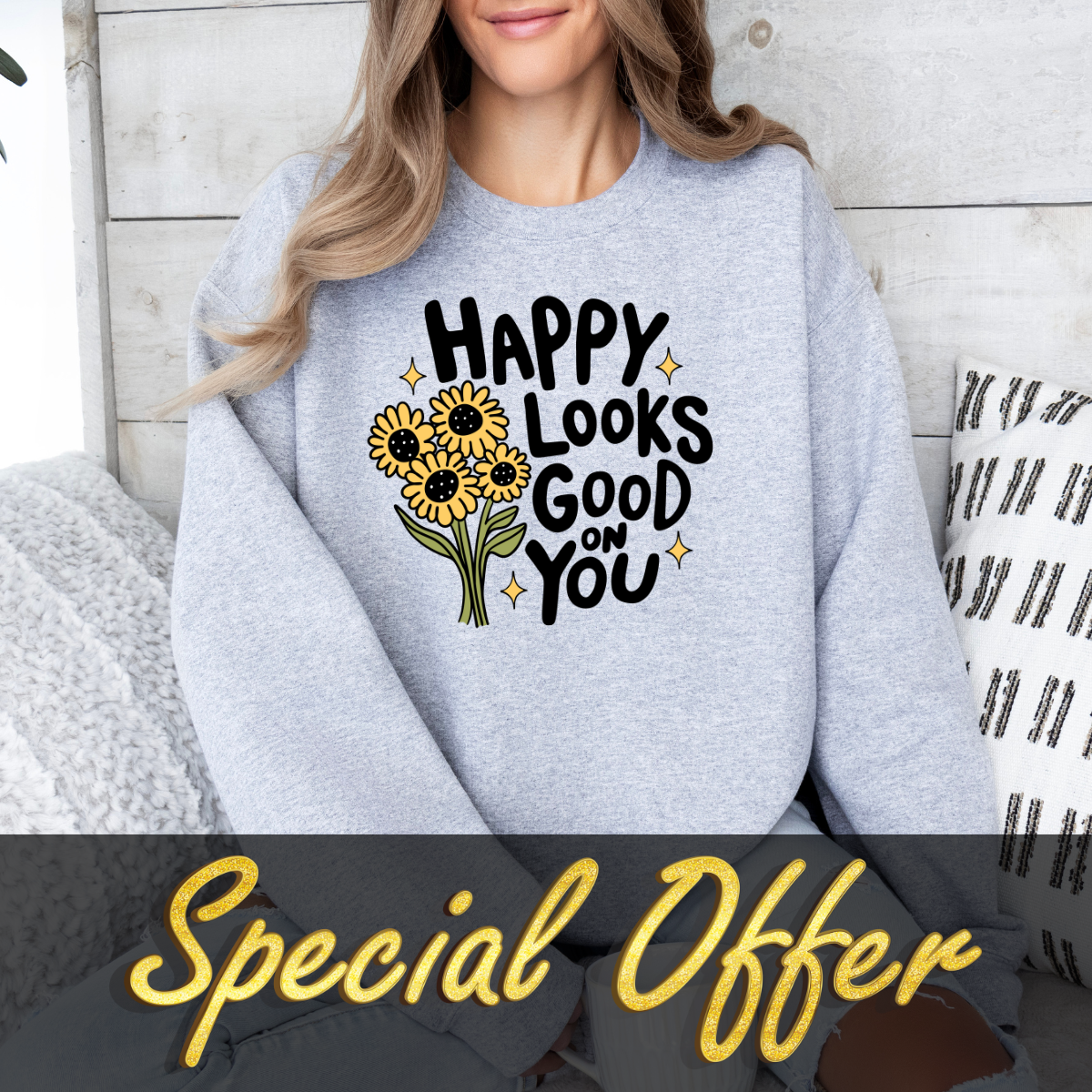 Happy Looks Good on You